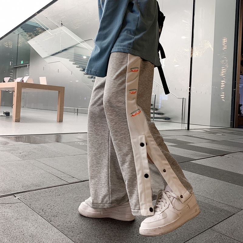 Quần ống rộng phong cách hip hop thời trang Hàn Quốc cho nam