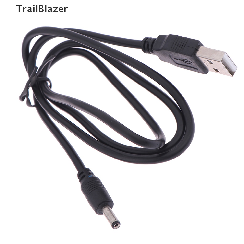 Tbvn 1Pc USB to DC 3.5mm Power Cable USB A Male to Jack Connector 2A Power Cable Jelly