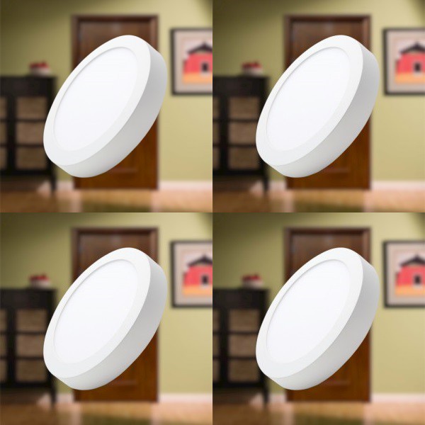 Đèn Ốp Nổi, Đèn Led Ốp Trần Trang Trí Panel Nổi Tròn 12w - 24w (MPE) nhôm dày tản nhiệt siêu sáng, bền bỉ.