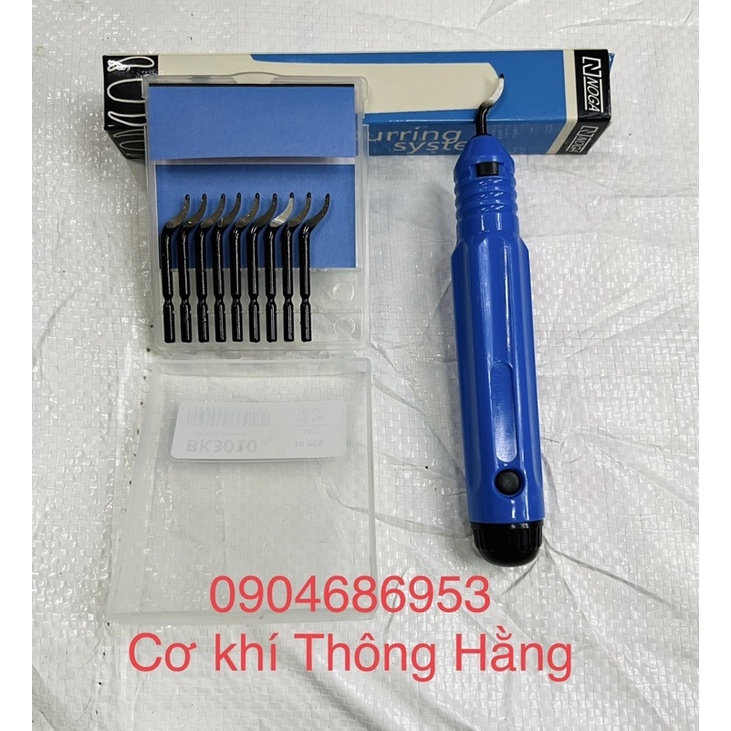 Bộ dao cạo Bavia Noga NB1000 kèm 10 lưỡi cạo BS1010, siêu sắc bén, chất lượng cao