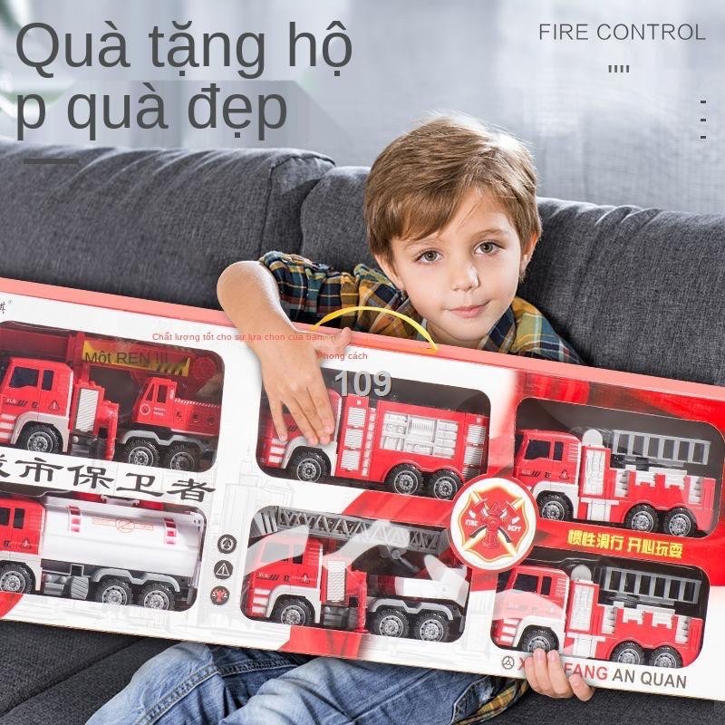 Sét 6 xe cứu hoả mô hình cỡ đại cho bé
