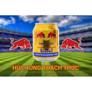 (Bật nắp trúng thưởng) 1 lốc Bò cụng Red Bull Thái Lan 6lon