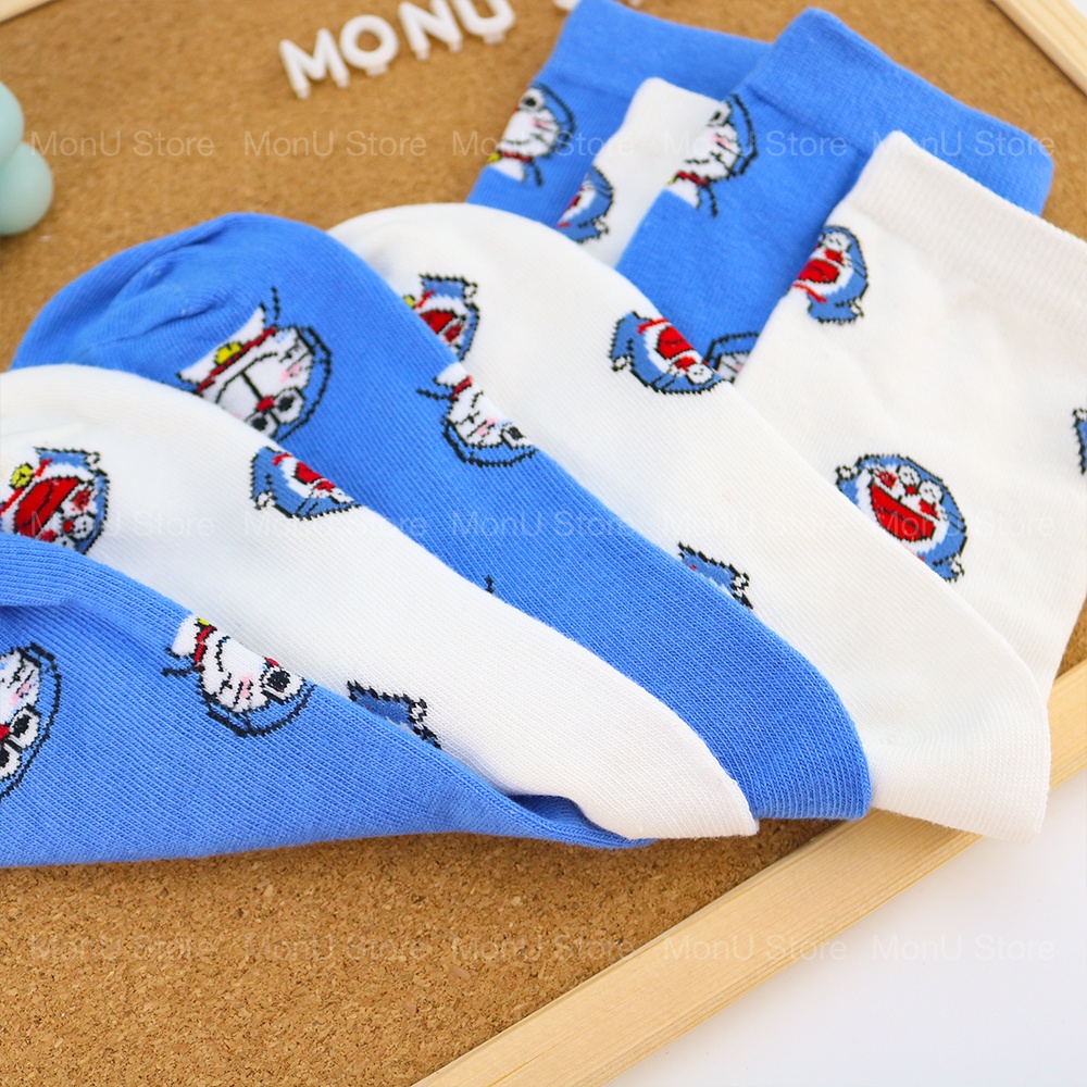 Tất vớ bắp chân hình DORAEMON DOREMON dễ thương cute MON0084