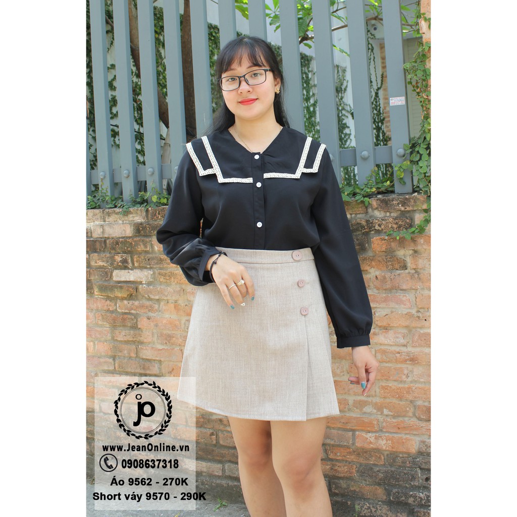 Short Váy Xếp Ly Nút (MS 9570) | BigBuy360 - bigbuy360.vn