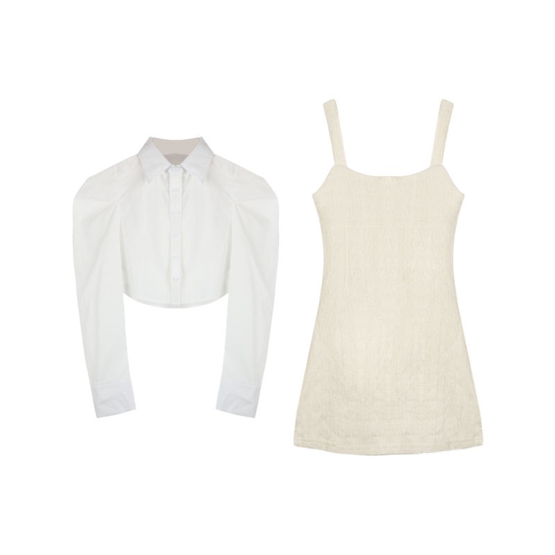 Đầm Hai Dây Ôm Eo Thời Trang Mùa Thu Quyến Rũ Cho Nữ