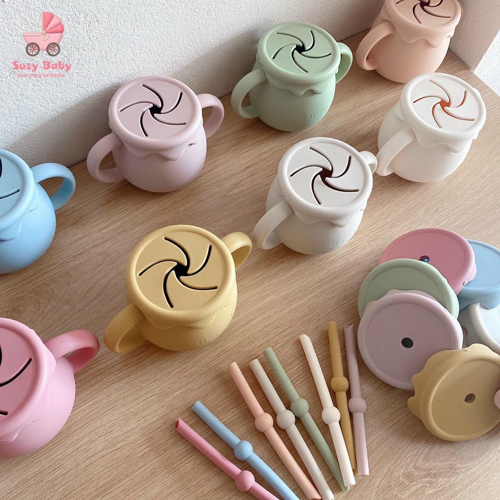 Cốc honey silicon đa năng cao cấp bar-rot an toàn cho bé, Suzy baby