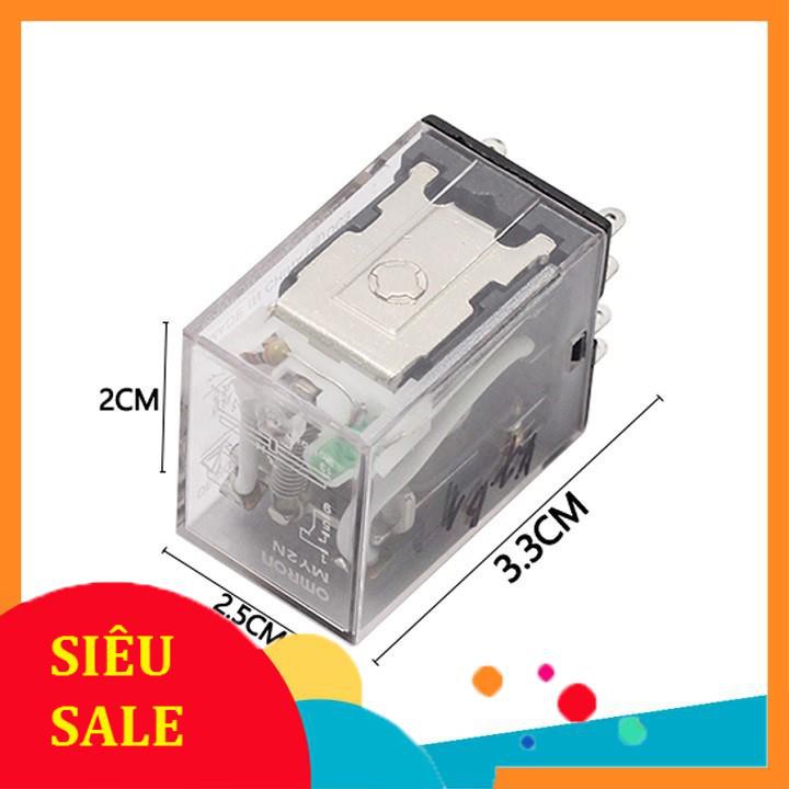 Relay Omron 12V-5A 8 Chân