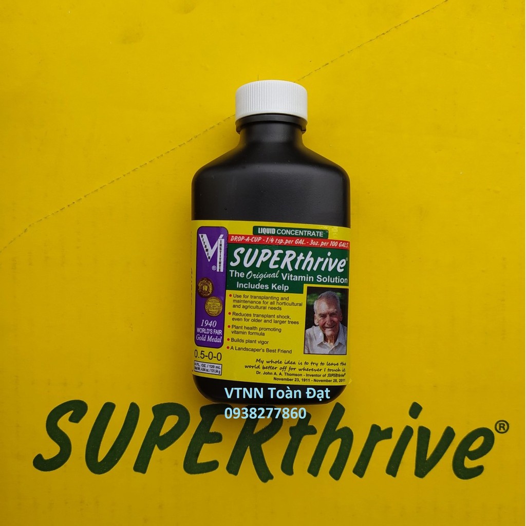 Thuốc Superthrive 120ml Kích Thích Sinh Trưởng cho Lan, Super Thrive chai 120ml