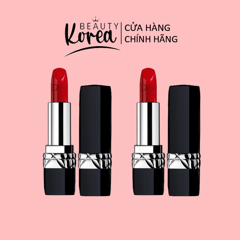 Son Dior Chính Hãng Dior Rouge - Matte - Satin - Valvet, siêu mềm mịn và dưỡng môi, full bảng màu của son | BigBuy360 - bigbuy360.vn