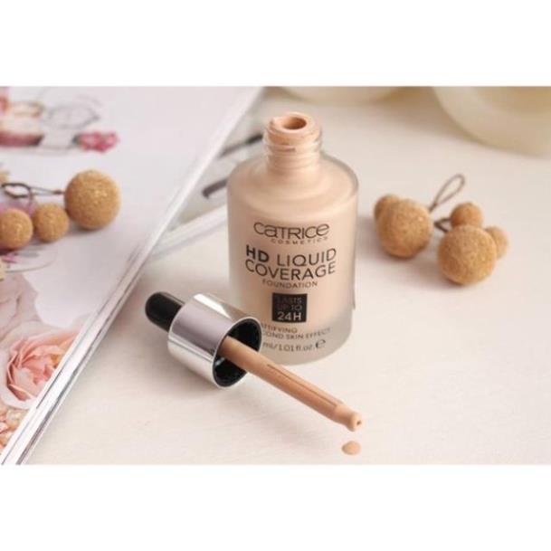 Kem nền kiềm dầu Catrice 24H - kem nền  độ che phủ cực cao - teeri9999