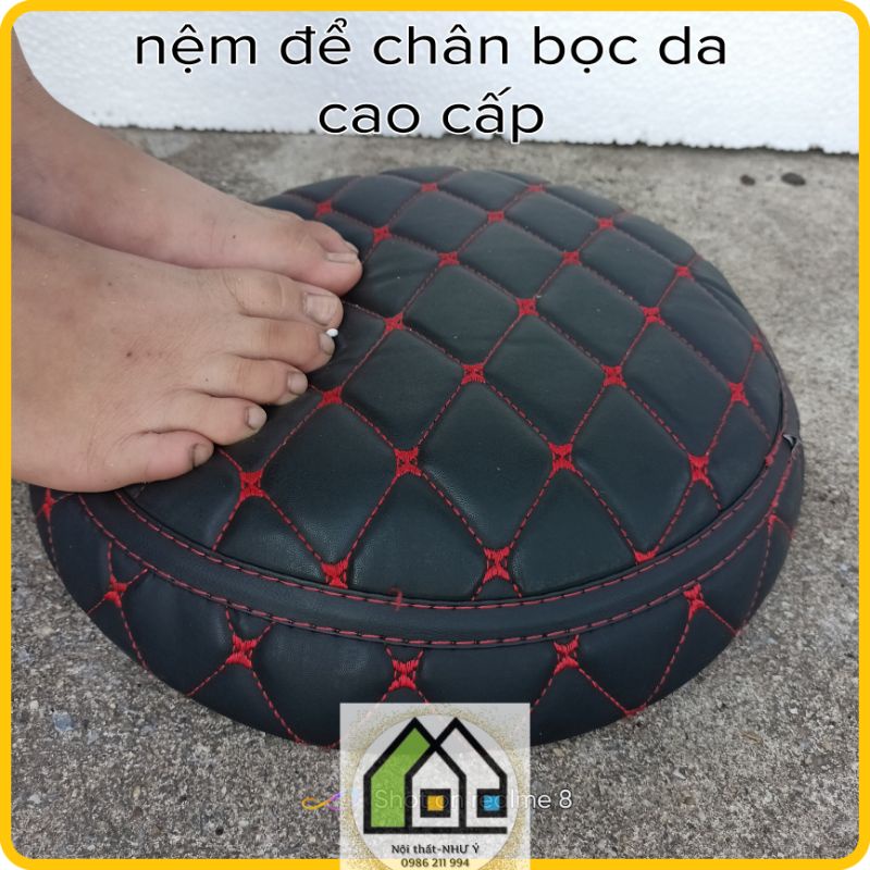 Tấm nệm da để chân cao cấp bền đẹp tiện lợi