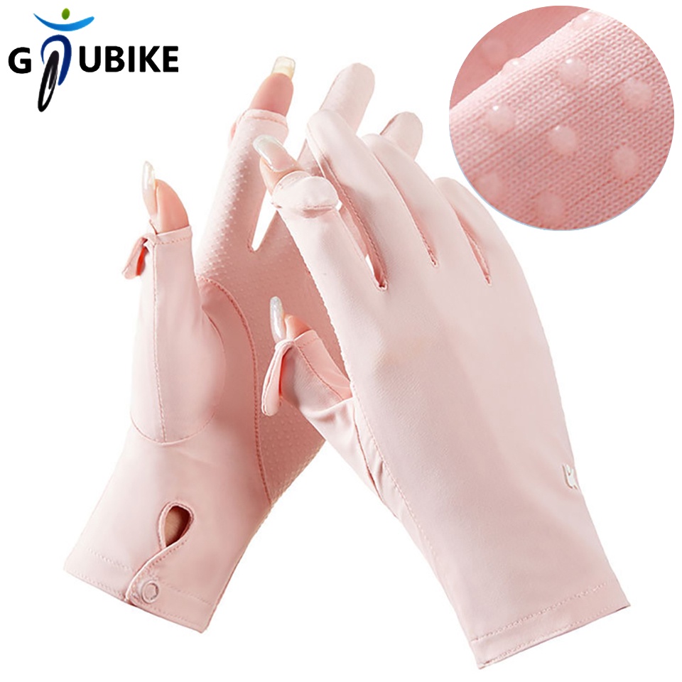 Găng Tay Silicone Chống Nắng/Tia UV Khi Lái Xe Thể Thao Ngoài Trời Cho Nữ