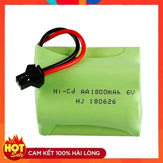 Pin sạc dung lượng cao cho xe ô tô - tàu thủy điều khiển 1800mah 6v