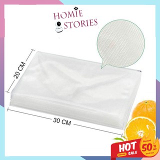Túi Hút Chân Không Đựng Thực Phẩm, Combo 100 Túi Bóng Hút Chân Không (2 cọc, 50 túi/ cọc)