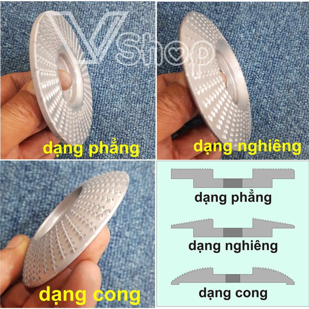 Bánh mài, chuyên gọt, phá nhanh, tạo hình, dáng, chế biến gỗ