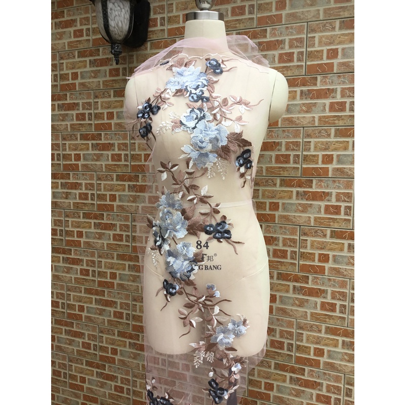 Miếng Vá Trang Trí Quần Áo Hình Hoa Lớn DIY