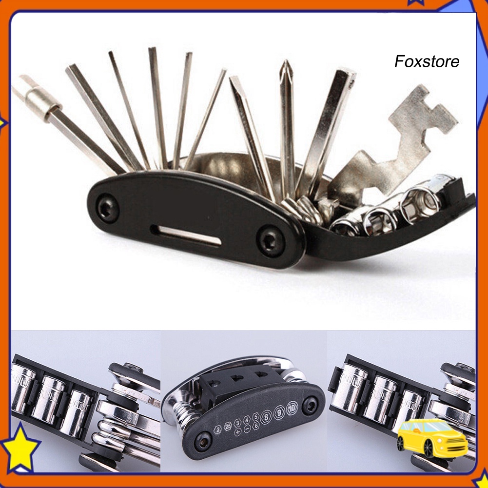 Bộ dụng cụ sửa chữa xe đạp đa năng 16 trong 1