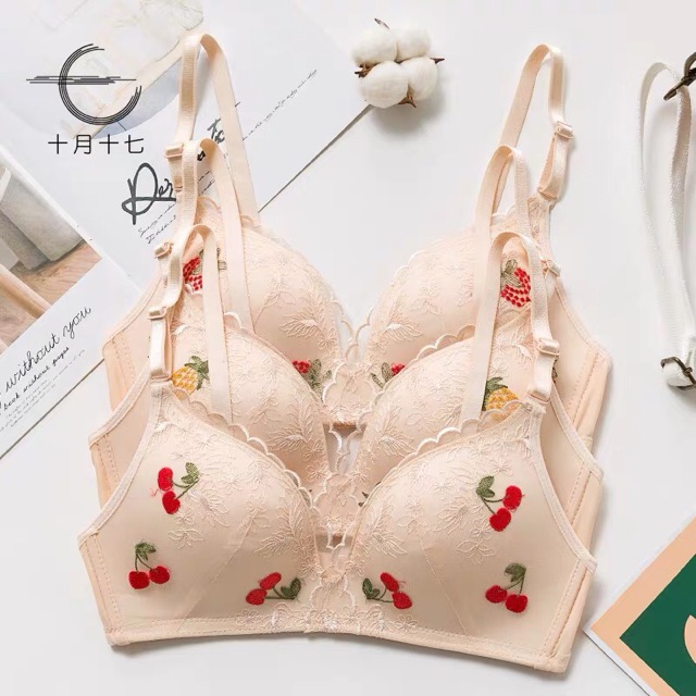 Áo Ngực Sarah Lingerie Thêu Hình Trái Cây Duyên Dáng