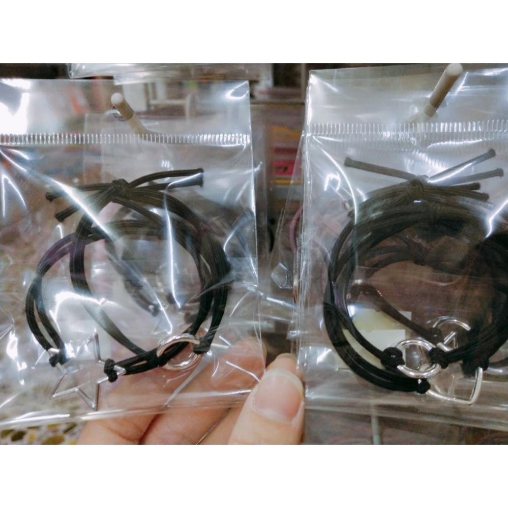 Dây buộc tóc SOLANO chun buộc tóc nhiều màu phong cách Hàn Quốc họa tiết sao xinh xắn FAH-001331