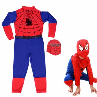 Bộ Đồ Người Nhện Cho Bé Vui Chơi Từ 2-12 Tuổi