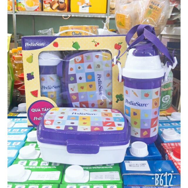 BỘ HỘP CƠM, BÌNH NƯỚC PEDIASURE
