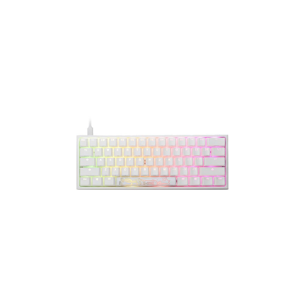 Bàn Phím Ducky One 2 Mini RGB Pure White Brown Switch