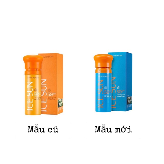 Kem chống nắng Nature Republic ICE puff SUN SPF 50 PA++++