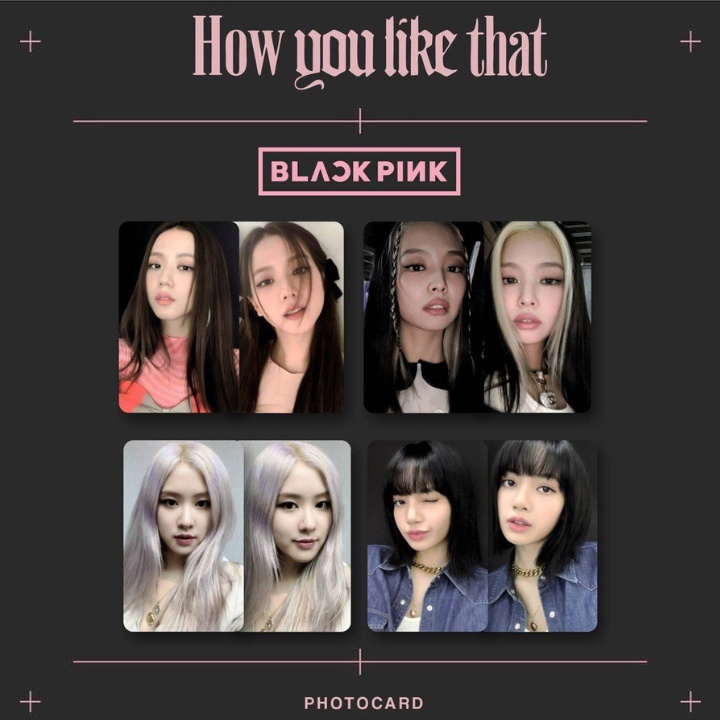 Set 8 card BLACKPINK How You Like That K-Town Benefit - Unofficial