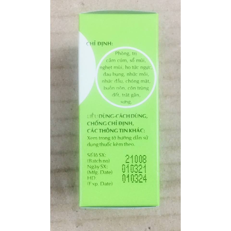 Dầu xoa Khuynh diệp 15ml