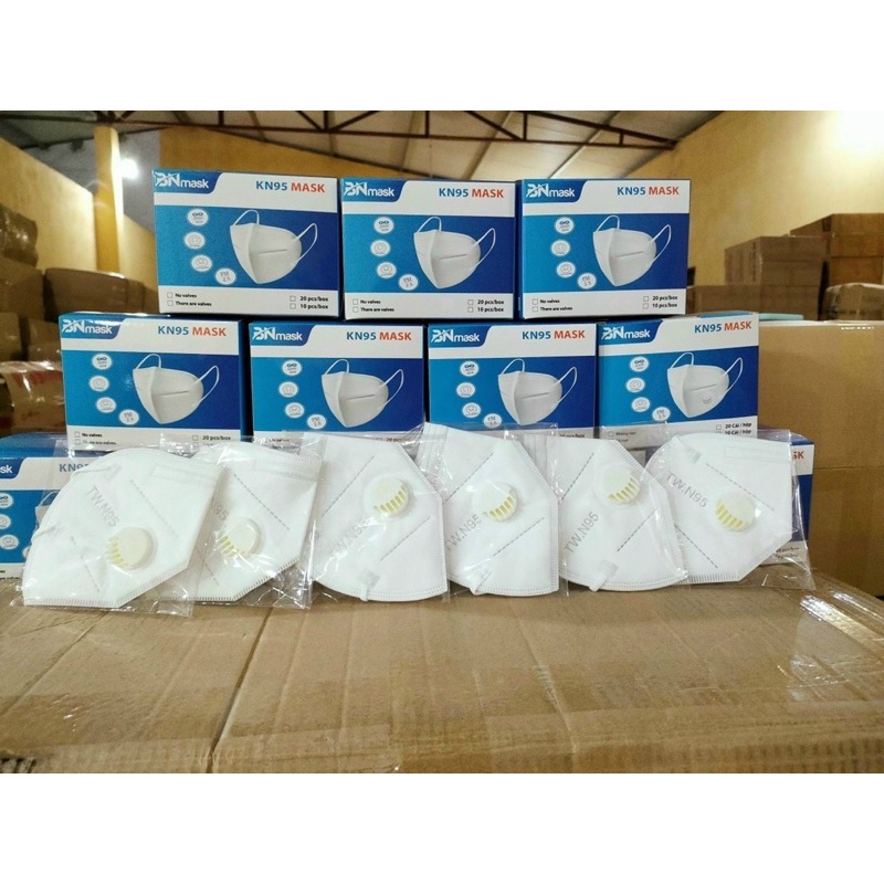 Khẩu Trang N95 Có Van - KO VAN Đóng Gói Từng Cái An Toàn Tuyệt Đối