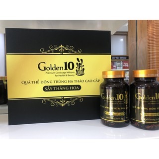 Nấm Đông Trùng Hạ Thảo Sấy Thăng Hoa Golden 10 Hộp 10g