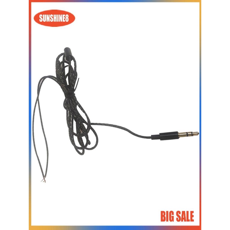 【SUN】3.5mm Port Earphone Headphone Audio Cable Repair Replacement Cord Wire