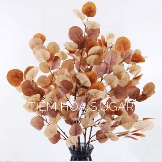 Lá táo giả cao cấp - lá giả decor