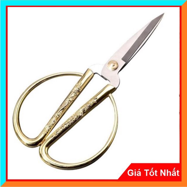 Kéo Vàng Rồng Cao Cấp M&amp;G ASS91389 (190mm)- Kiểu Dáng Sang Trọng, Thiết Kế Tinh Xảo An Toàn Cho Da Tay Khi Sử Dụng