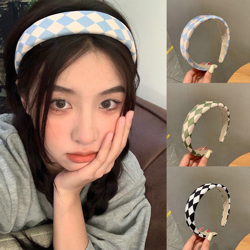 Băng Đô Dệt Kim Bản Rộng Thanh Lịch Thời Trang Hàn Quốc Cổ Điển