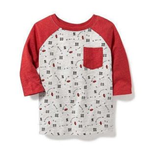 Áo thun Old Navy tay lửng cho bé trai