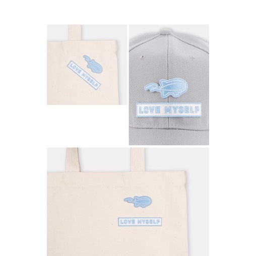 [OFFICIAL MERCH]  BTS x UNICEF LOVE MYSELF MD ( hàng có sẵn: pin, túi, keyring..)