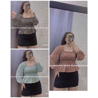 Áo Hoa Tay Phòng [ TNT Shop Bigsize 60kg - 90kg ] Ảnh thật 100%