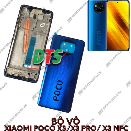 Vỏ xiaomi poco x3 /poco x3pro xanh