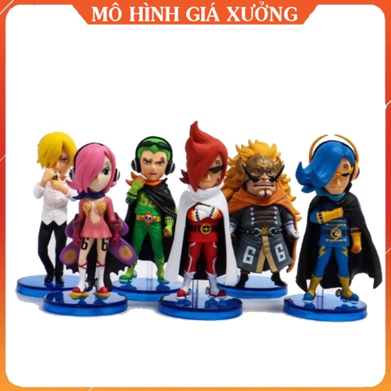 Mô hình Gia đình Vinsmoke Germa 66 Family WCF Full box . Gia Đình Sanji hắc cước - Figure One Piece