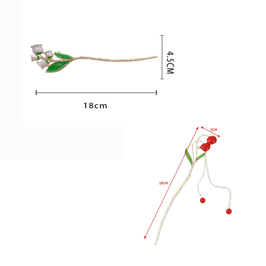 Trâm Cài Tóc Hợp Kim Hình Hoa Phong Cách Trung Quốc Cổ Điển Cho Nữ