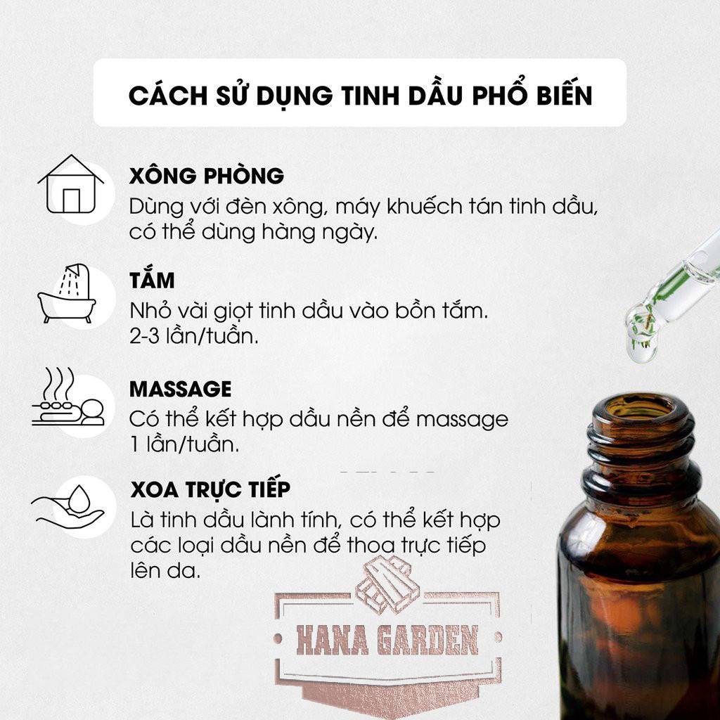 Tinh dầu Hoa Nhài (Lài) Jasmine Essential Oil Thiên Nhiên Nguyên Chất Cao Cấp