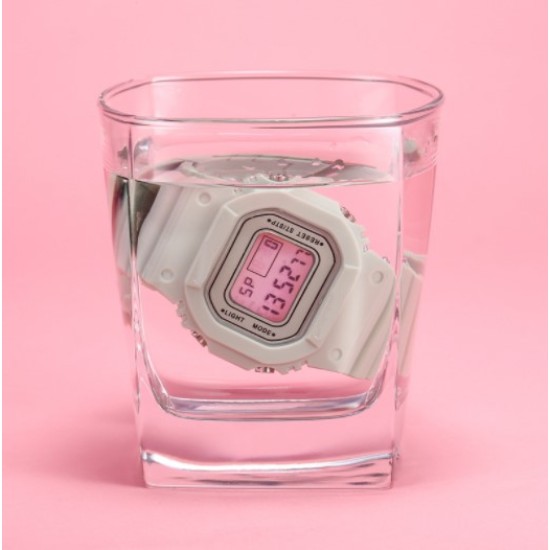 Đồng hồ nam nữ điện tử cá tính chống nước dây nhựa DH115 Sieusi8888