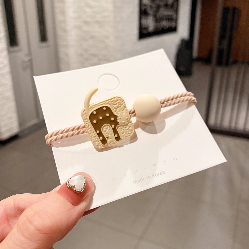 Phong cách đơn giản Phụ kiện tóc cho bé Gấu hoạt hình Hàn Quốc Bộ dây buộc tóc cho bé gái Dây buộc tóc Dây cao su Đầu Dây buộc tóc cho trẻ em