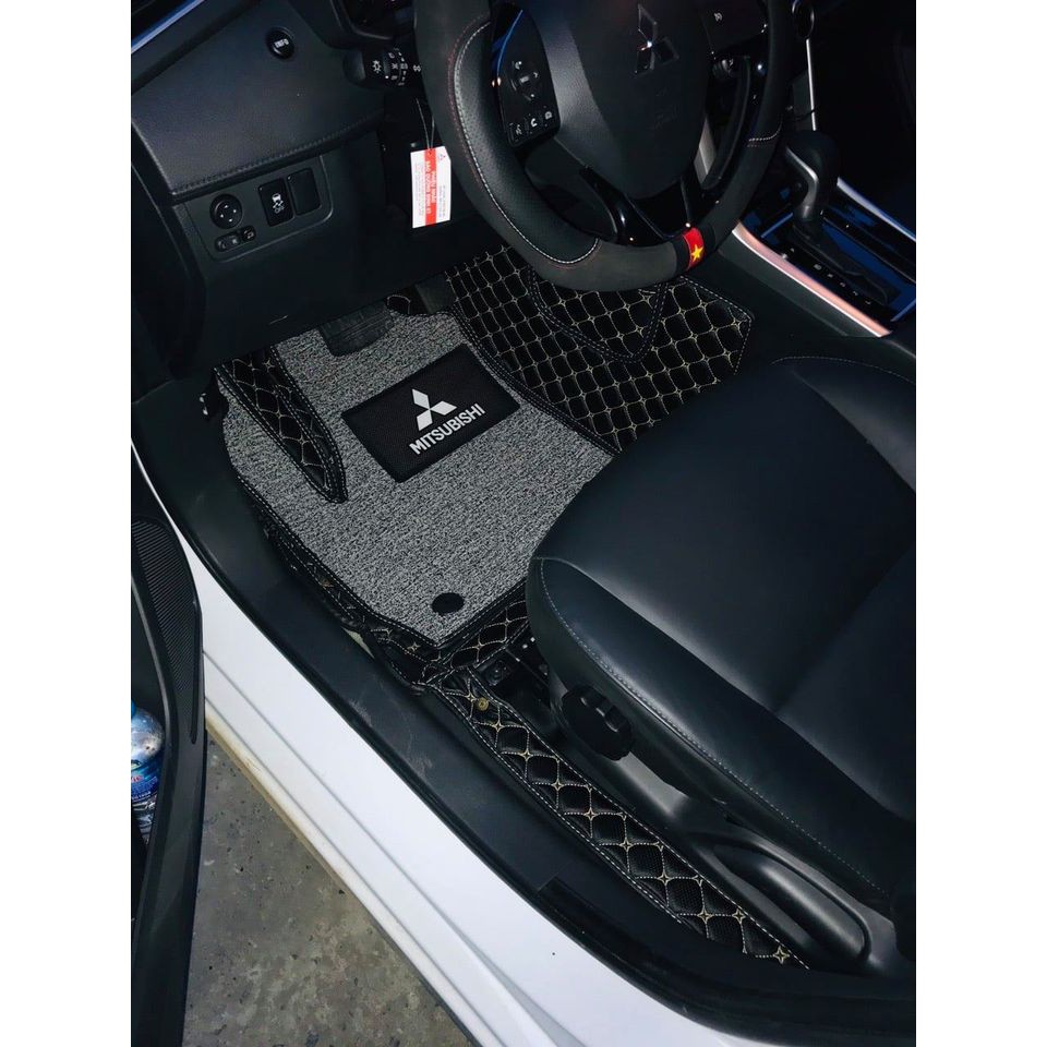 Thảm lót sàn ô tô 5D, 6D Mitsubishi Xpander 2019 - 2021 chống nước, không mùi, trải kín sàn xe