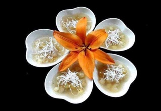 Bộ Bát Tim Hoa Gốm Sứ Bát Tràng