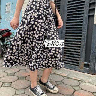 [🚛FREESHIP]Chân váy dài Vintage[Ảnh thật]