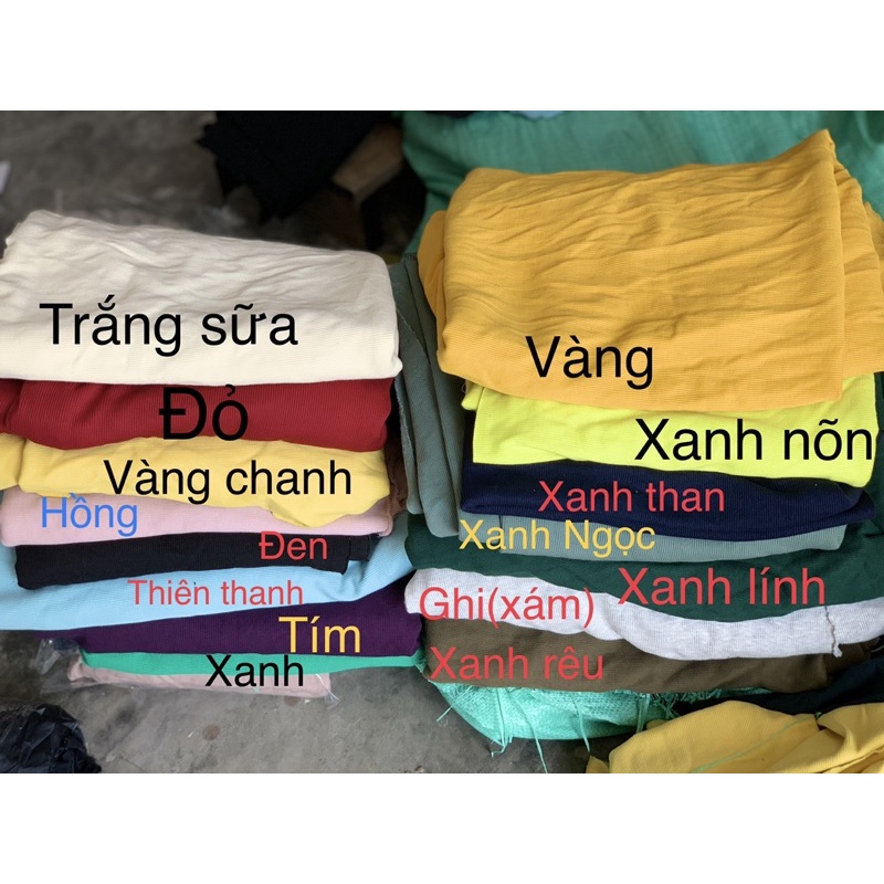 Vải thun gân hàng xuất dư