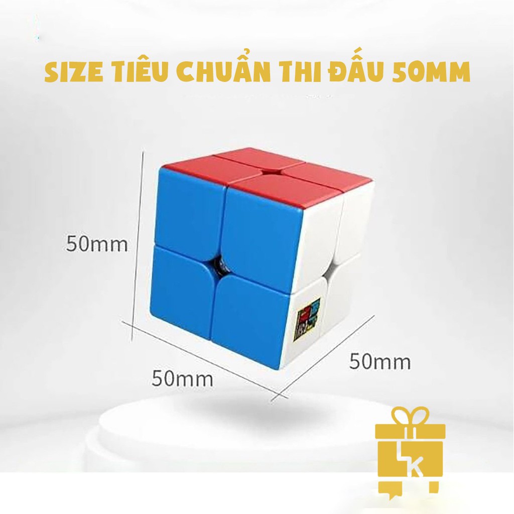 Rubik 2x2 Siêu Mượt - Rubik 2 Tầng Stickerless MoYu MeiLong MFJS