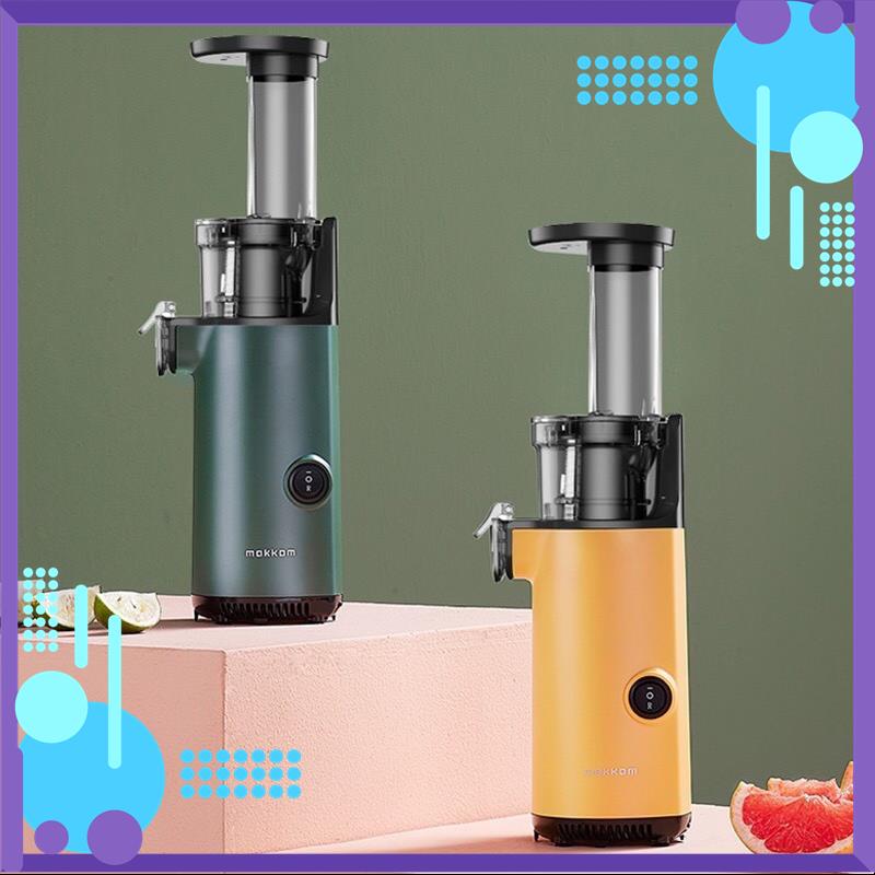 Máy Ép Chậm Chính Hãng Trái Cây Hoa Quả MOKKOM 130W Nhỏ Gọn, Máy Ép Mini MSP12033